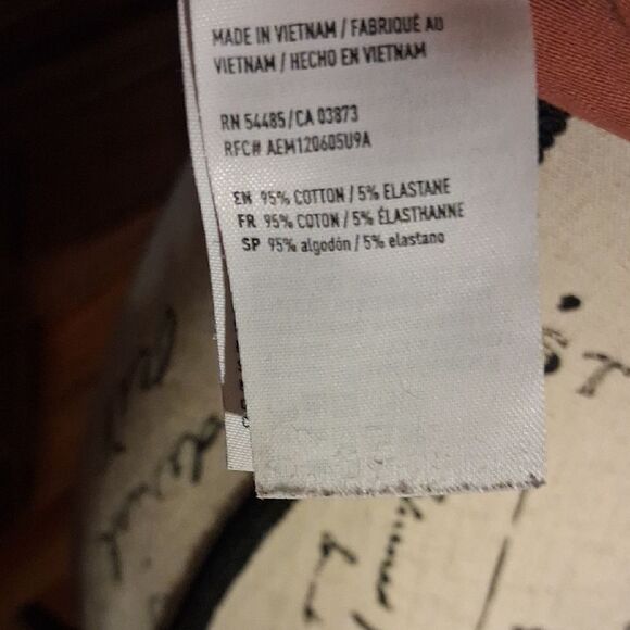 American Eagle Outfitters Strappy Rust Orange Halter Crop Top Medium - Picture 9 of 10